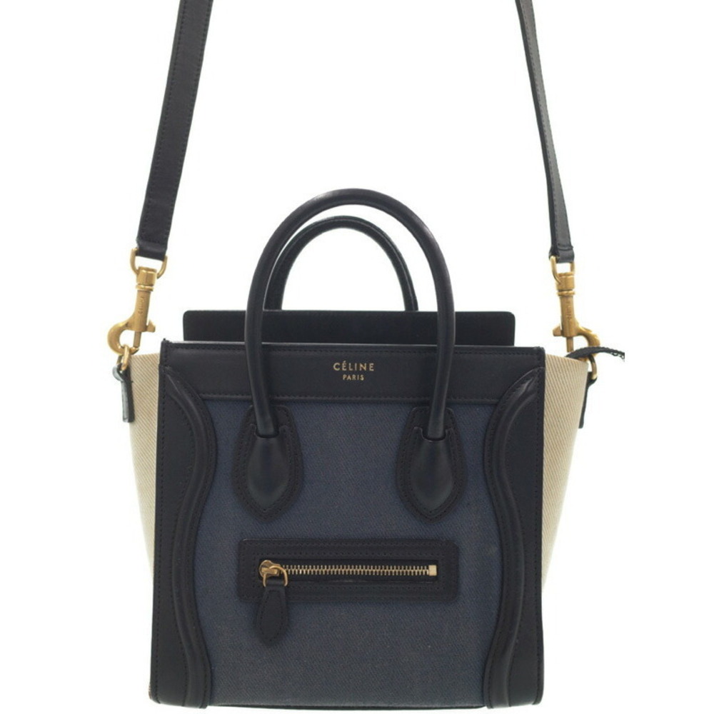 Celine Leather Shoulder Bag Shopper - Picture 2 of 9